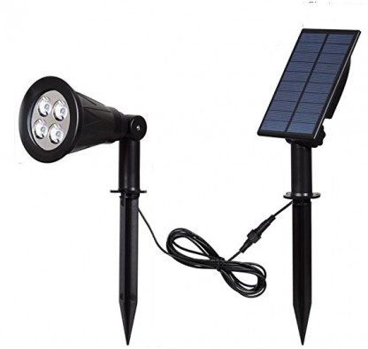 Belysning LED sol strålkastare 4W 3000/6000K 290x95x340mm 