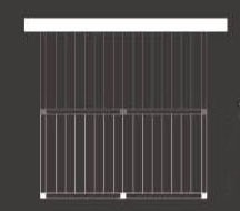 Solskydd pergola Bioclimatic twist lateralt lutande Par, modul 3 inlägg 